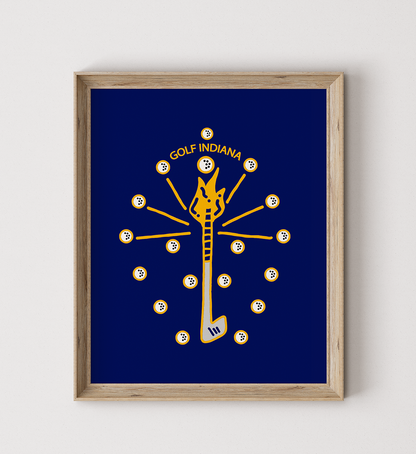 Golf Indiana Poster