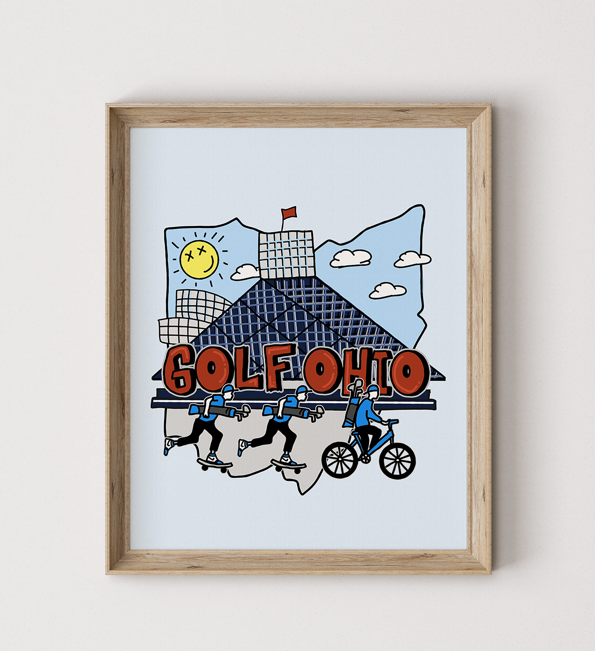 Golf Ohio Poster