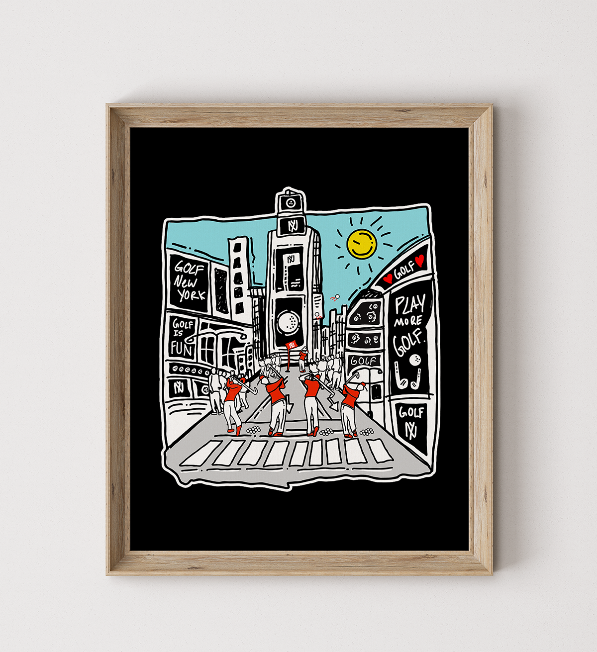 Golf New York Poster