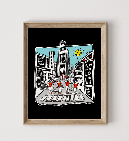 Golf New York Poster