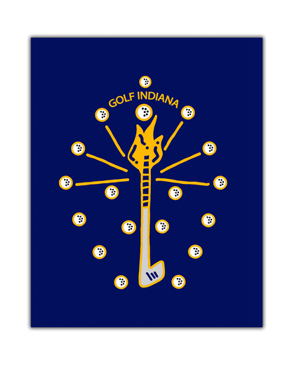 Golf Indiana Poster