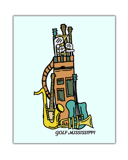 Golf Mississippi Poster