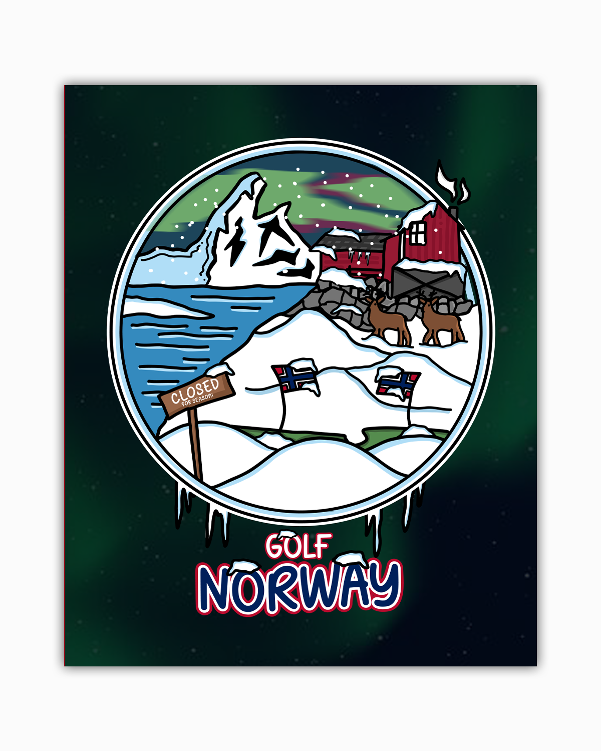 Golf Norway poster