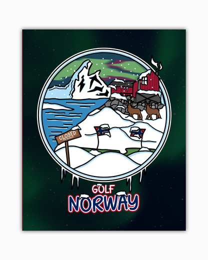 Golf Norway poster