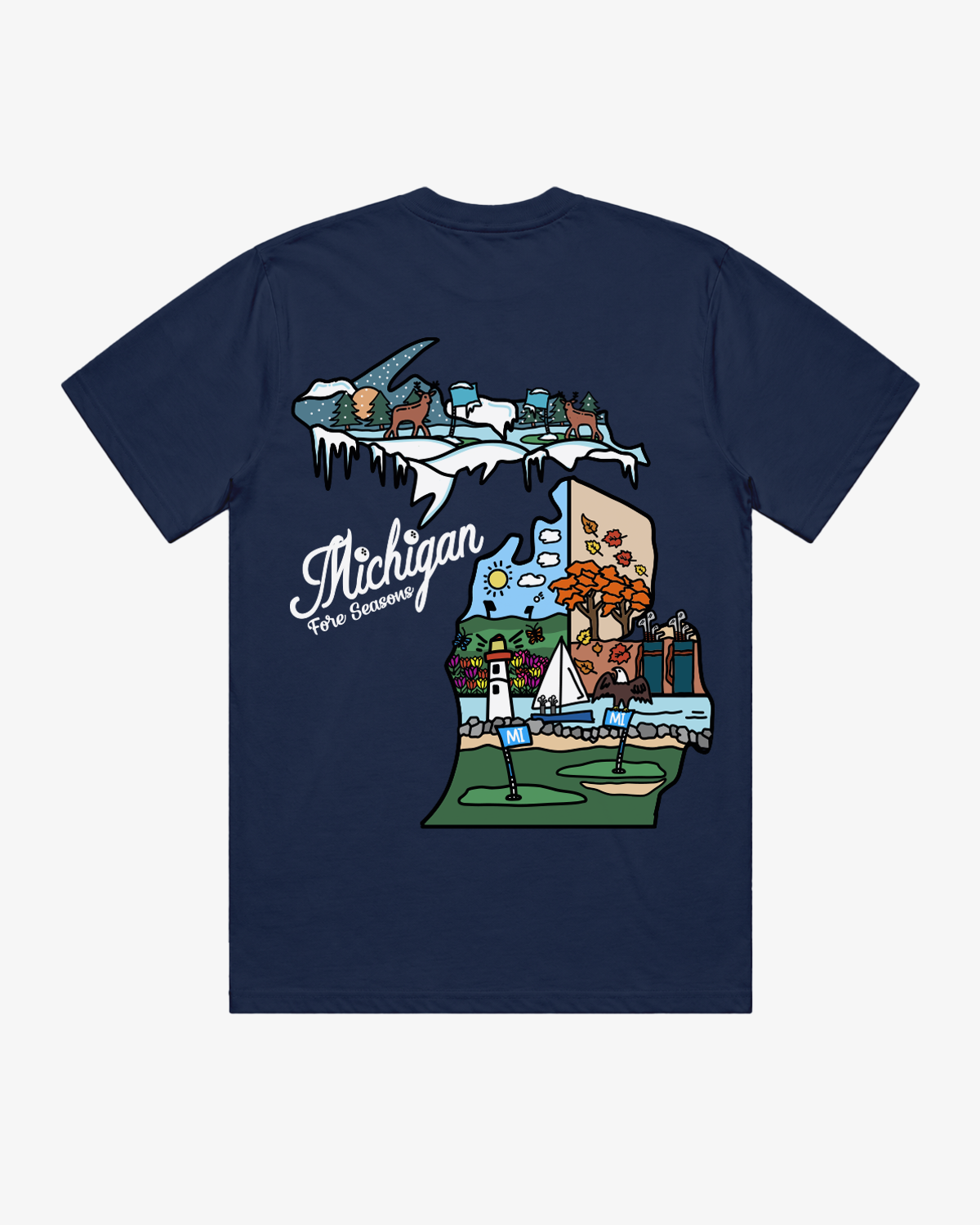 Rossi X Colt "Fore Seasons" Tee