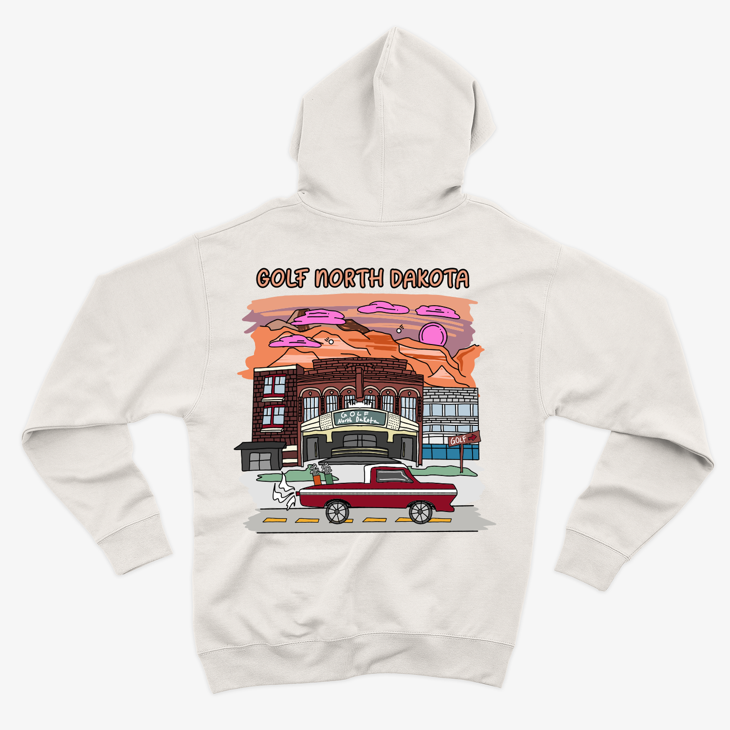 Golf North Dakota Hoodie