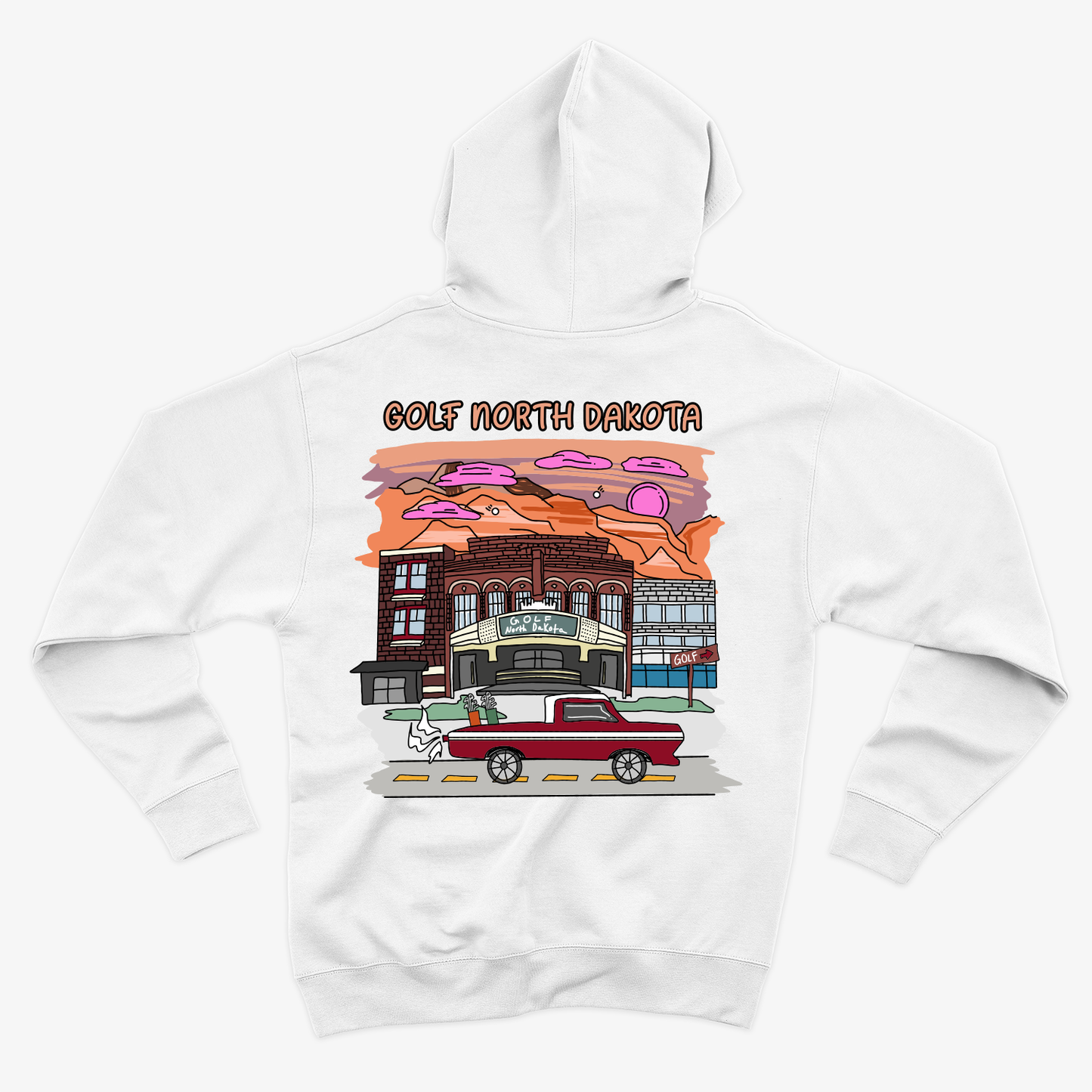 Golf North Dakota Hoodie