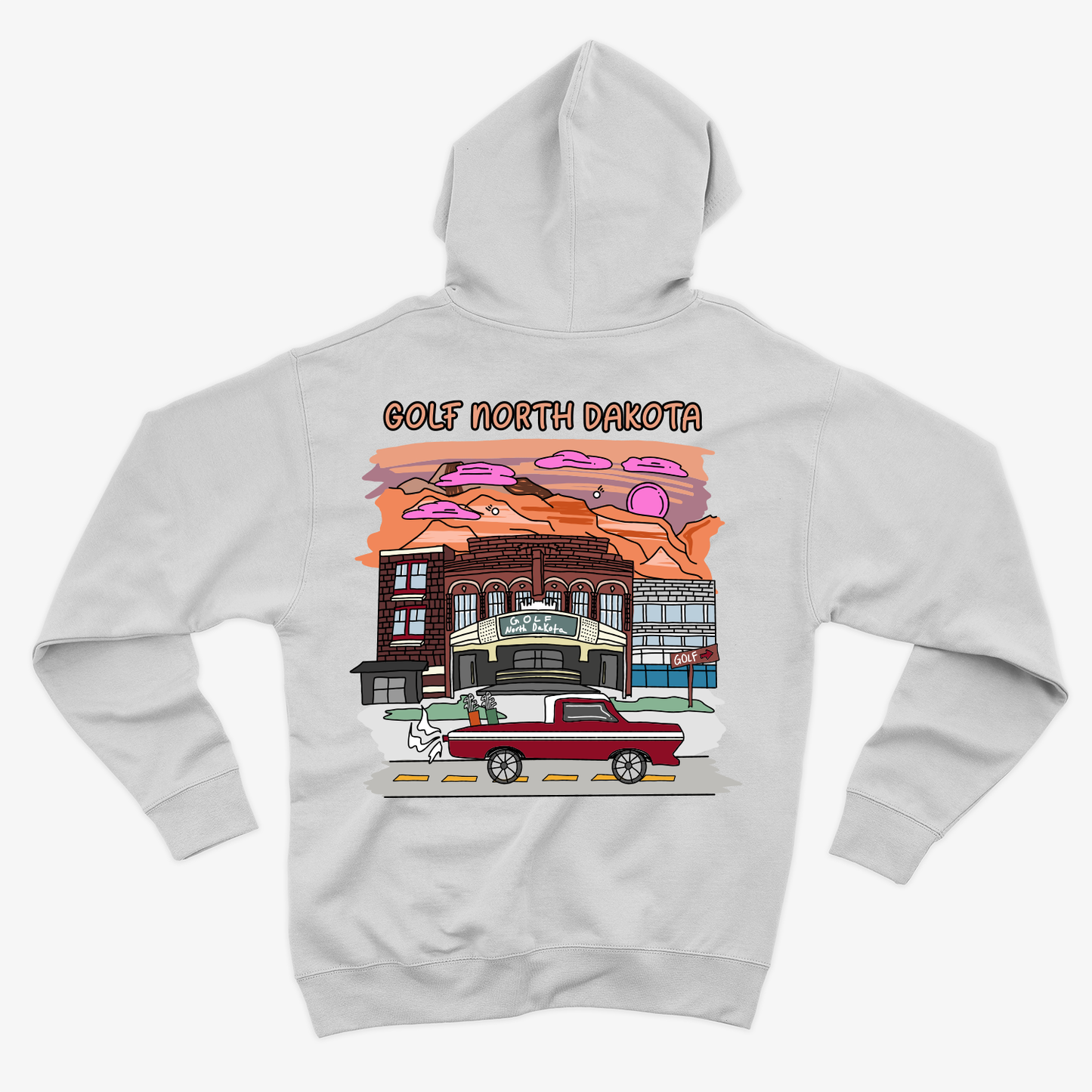 Golf North Dakota Hoodie