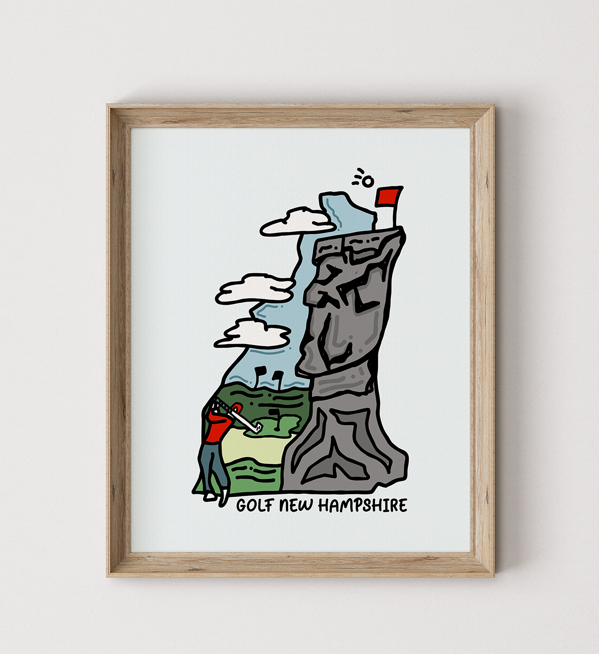 Golf New Hampshire Poster