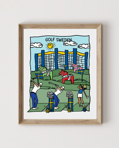 Golf Sweden poster
