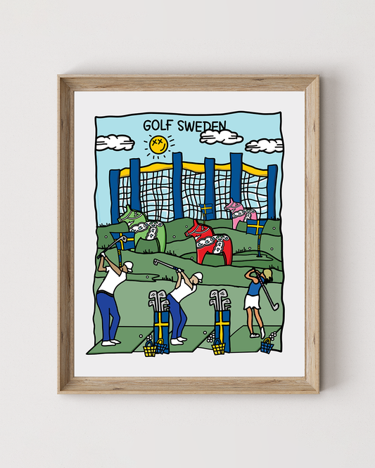 Golf Sweden poster