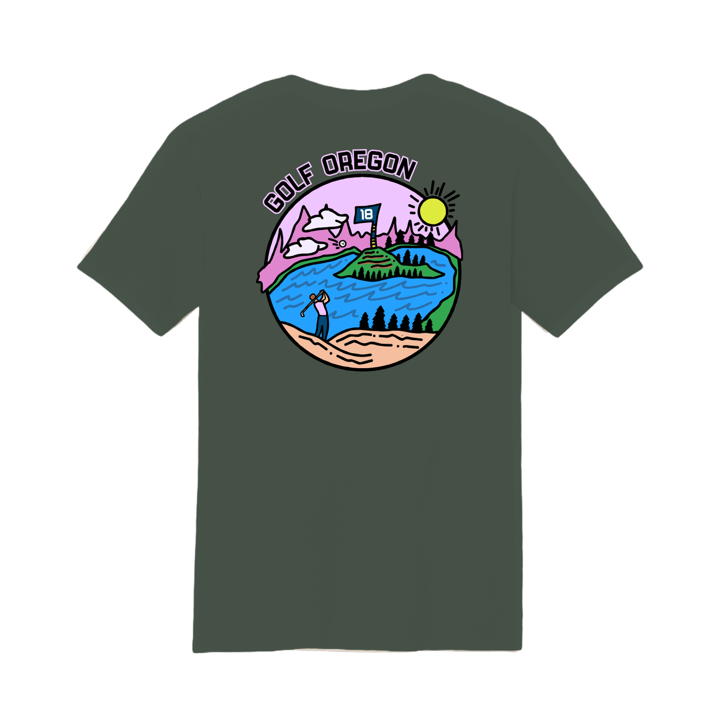 Golf Oregon T-Shirt