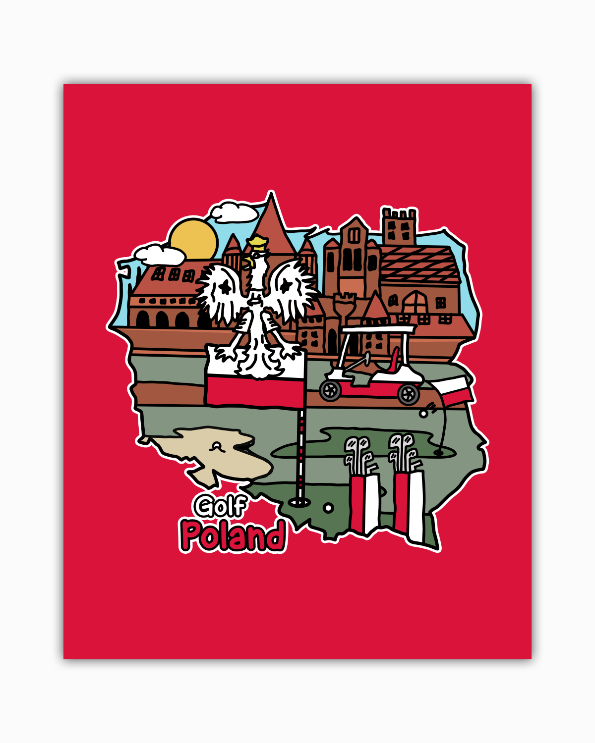 Golf Poland poster