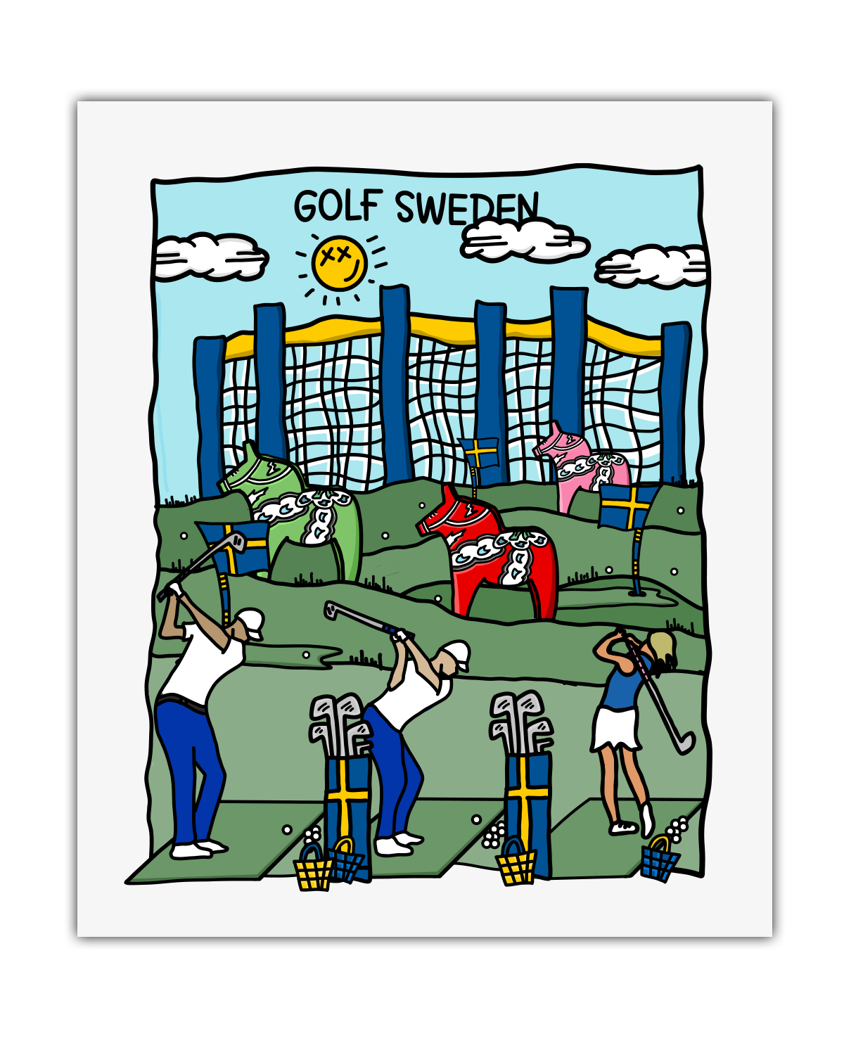 Golf Sweden poster
