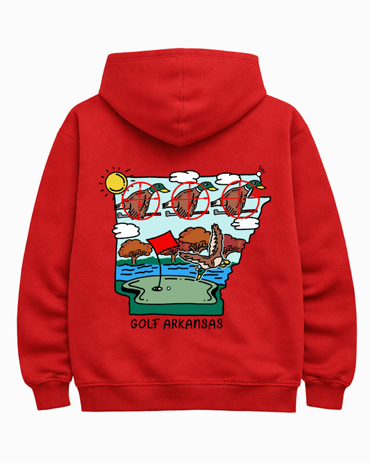 Golf Arkansas Hoodie