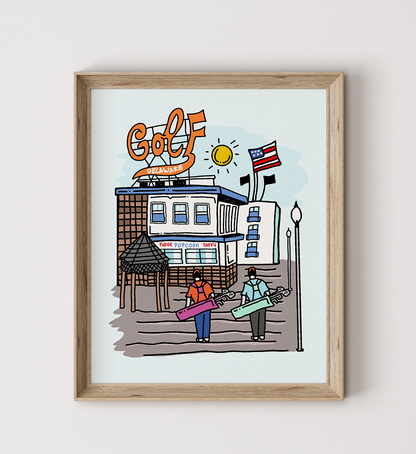 Golf Delaware Poster