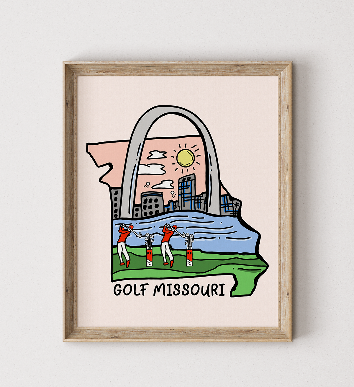 Golf Missouri Poster