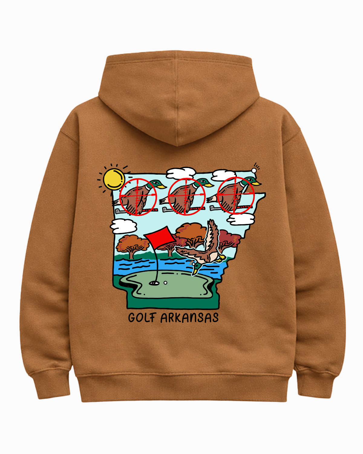 Golf Arkansas Hoodie