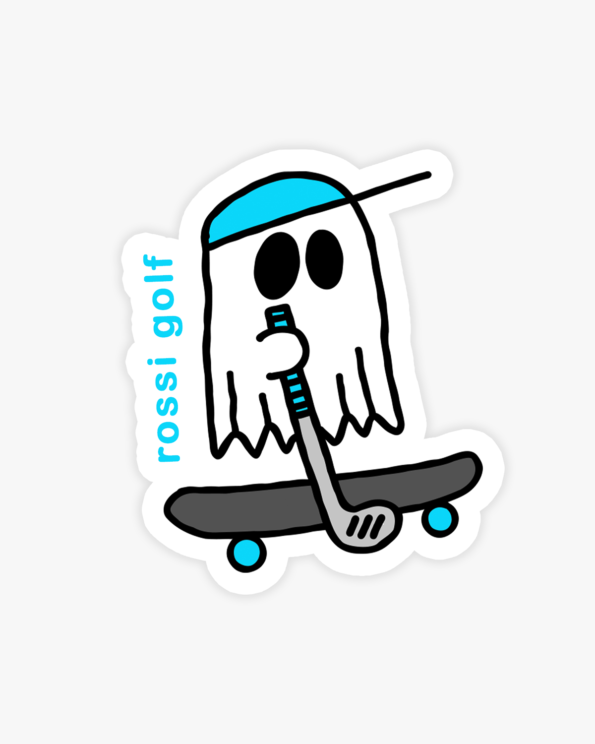 Sk8er Ghost Sticker