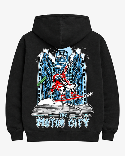 Motor City Snowboarding Hoodie (Black)