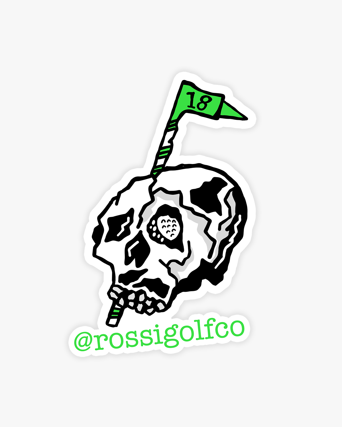 Skull Sticker