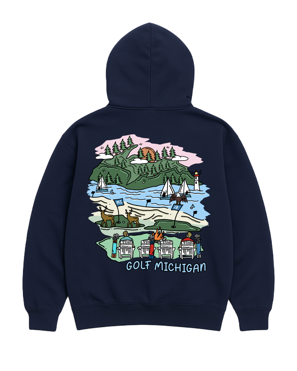 Golf Michigan Hoodie