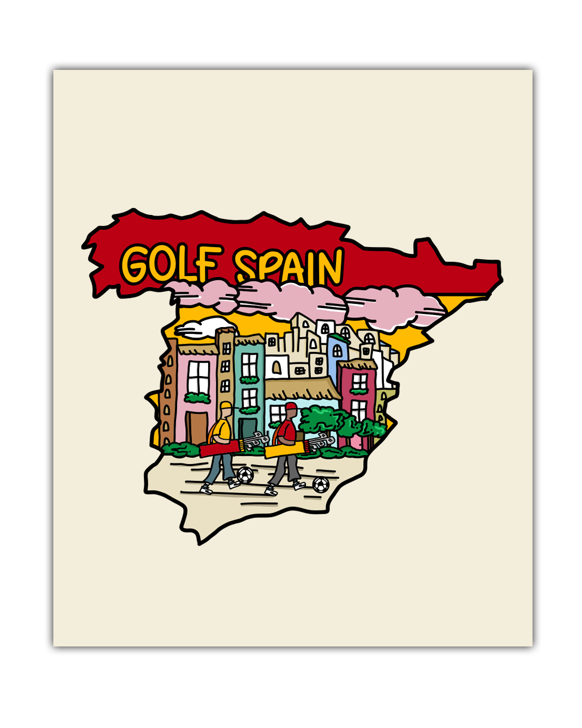 Golf Spain poster