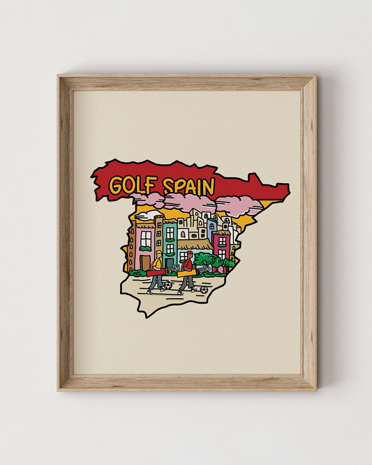 Golf Spain poster