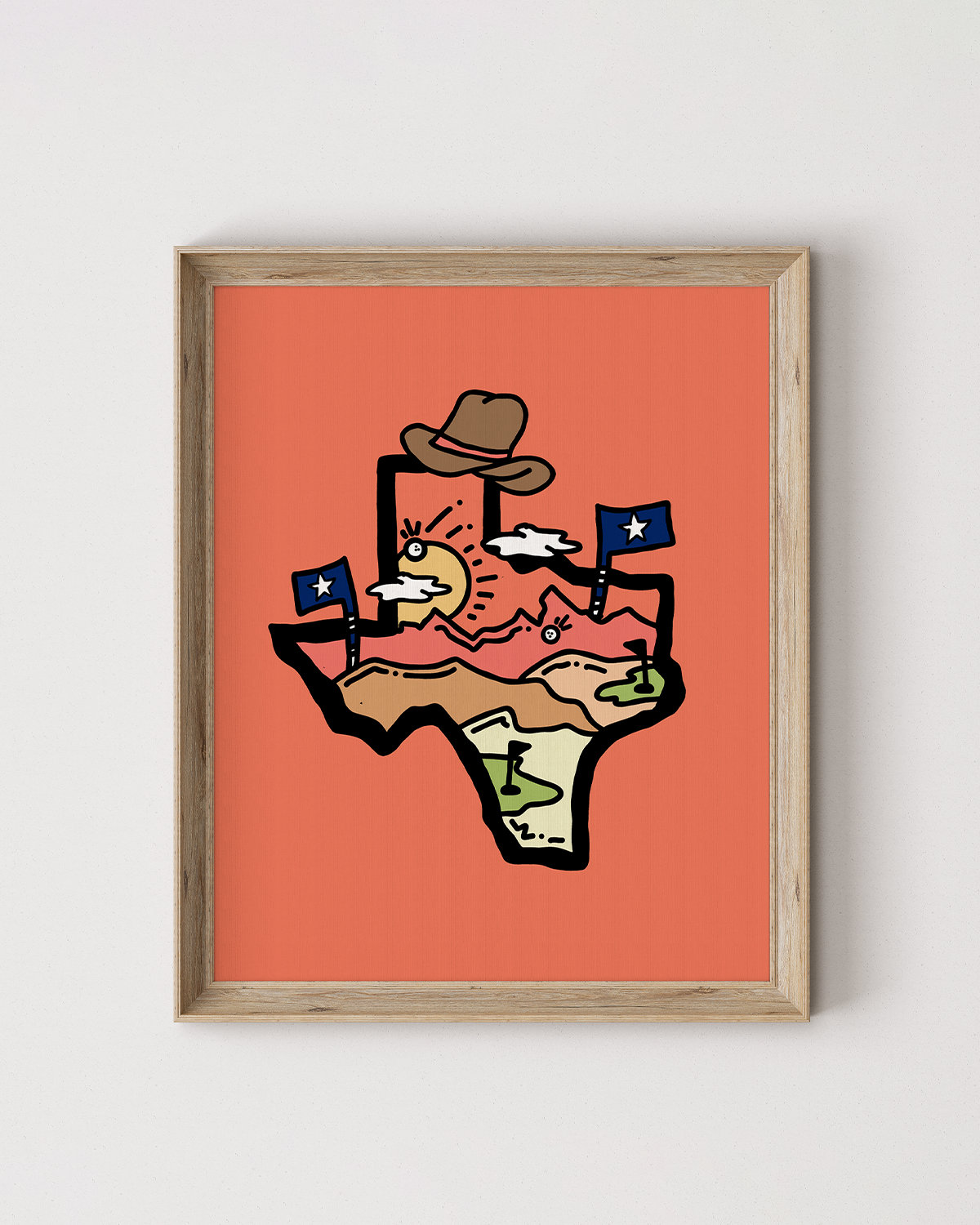 Golf Texas Poster