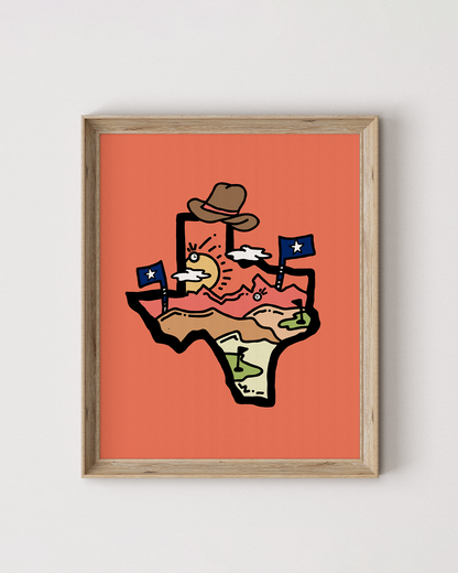 Golf Texas Poster
