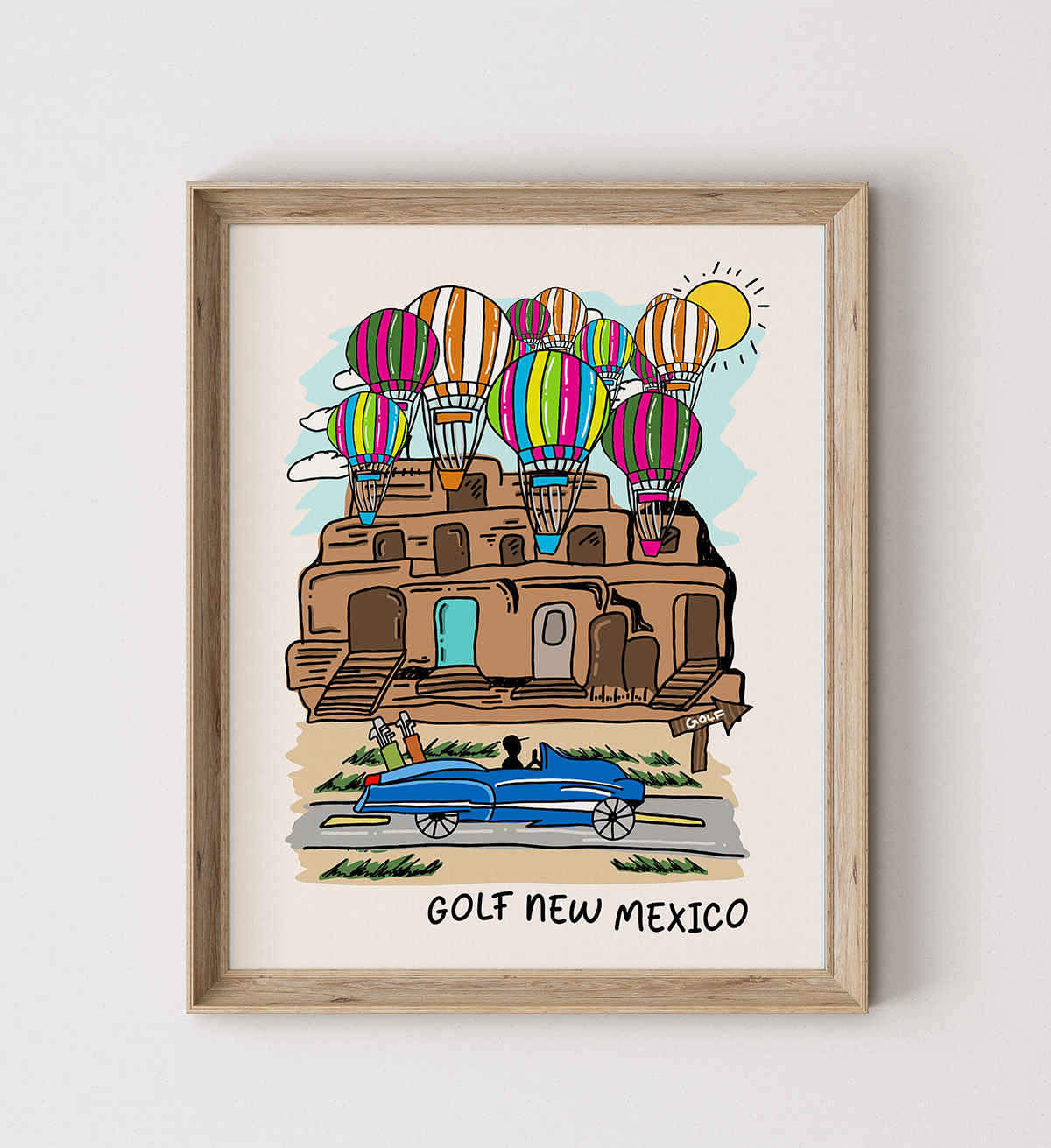 Golf New Mexico Poster