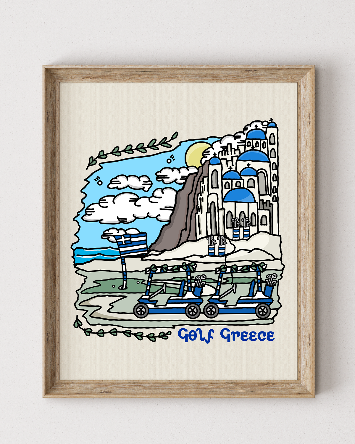 Golf Greece poster