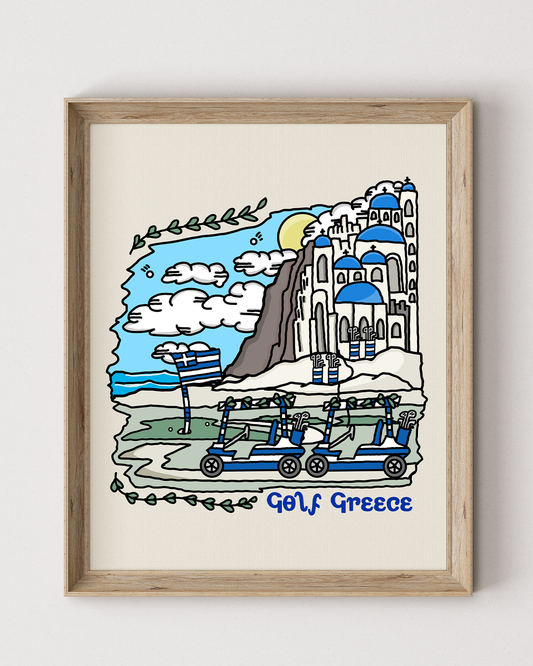 Golf Greece poster