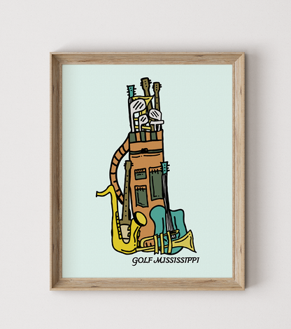 Golf Mississippi Poster