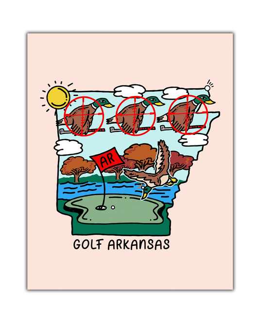Golf Arkansas Poster