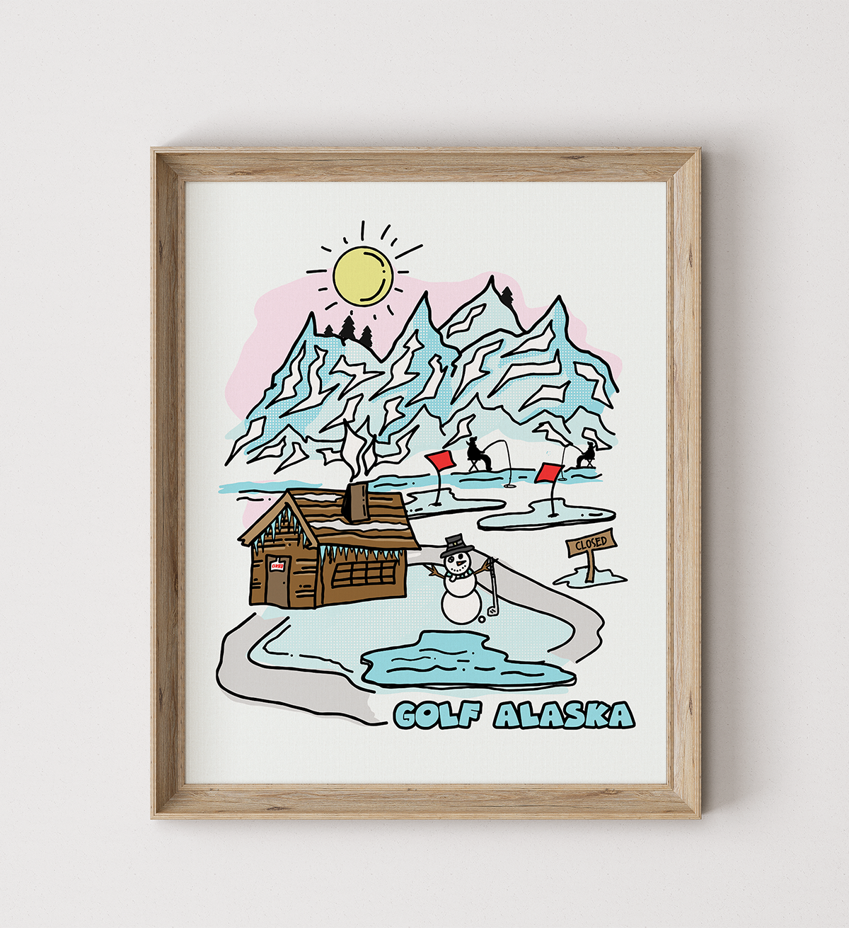 Golf Alaska Poster