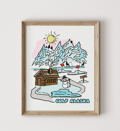 Golf Alaska Poster