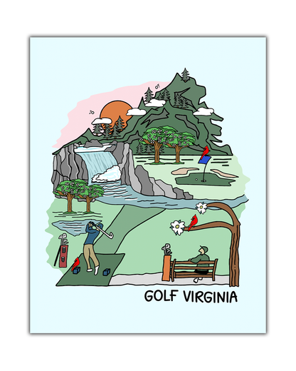 Golf Virginia Poster