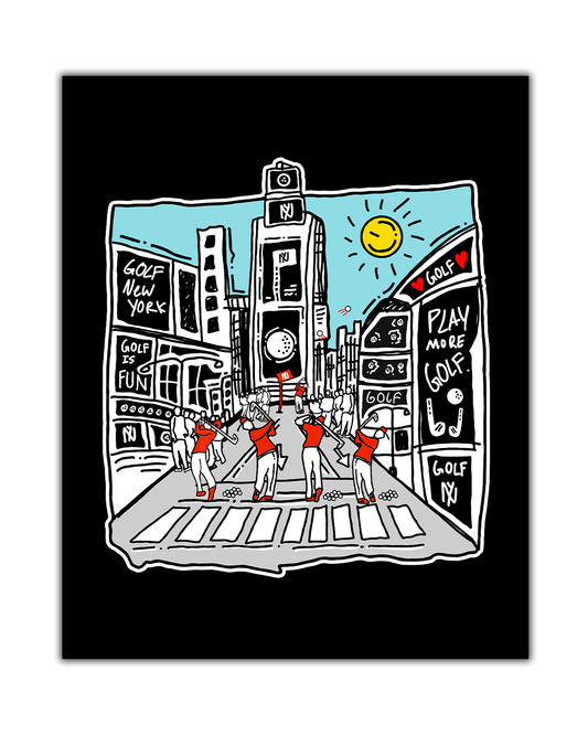 Golf New York Poster