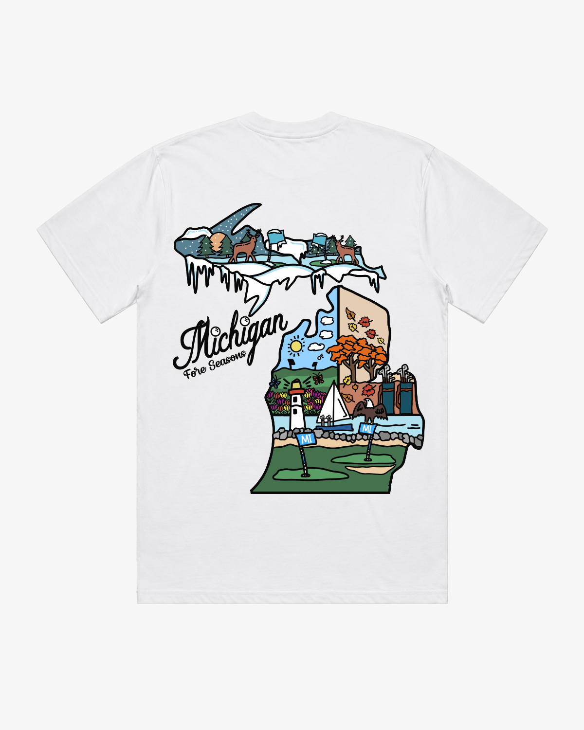 Rossi X Colt "Fore Seasons" Tee