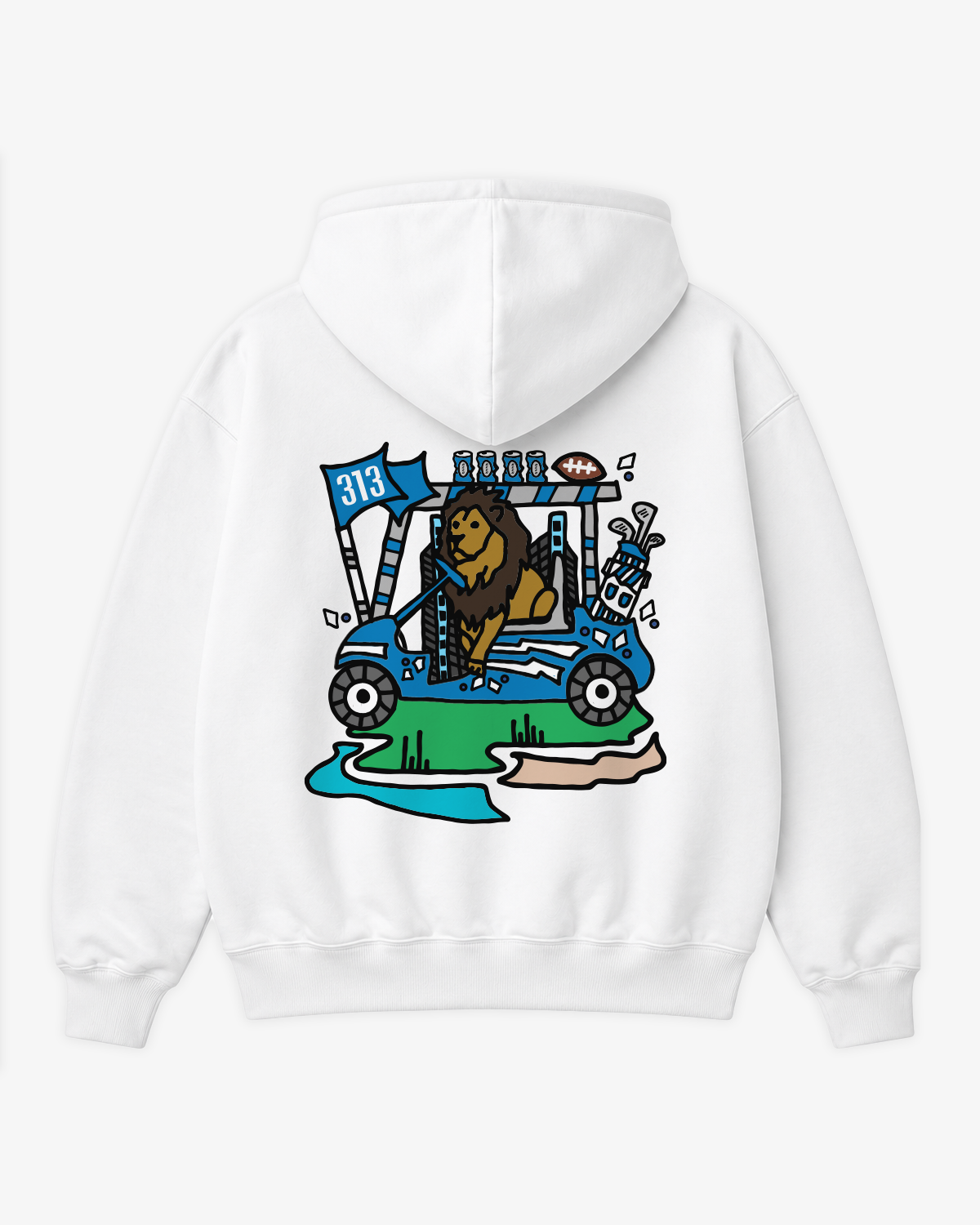 Detroit Football X Golf Hoodie