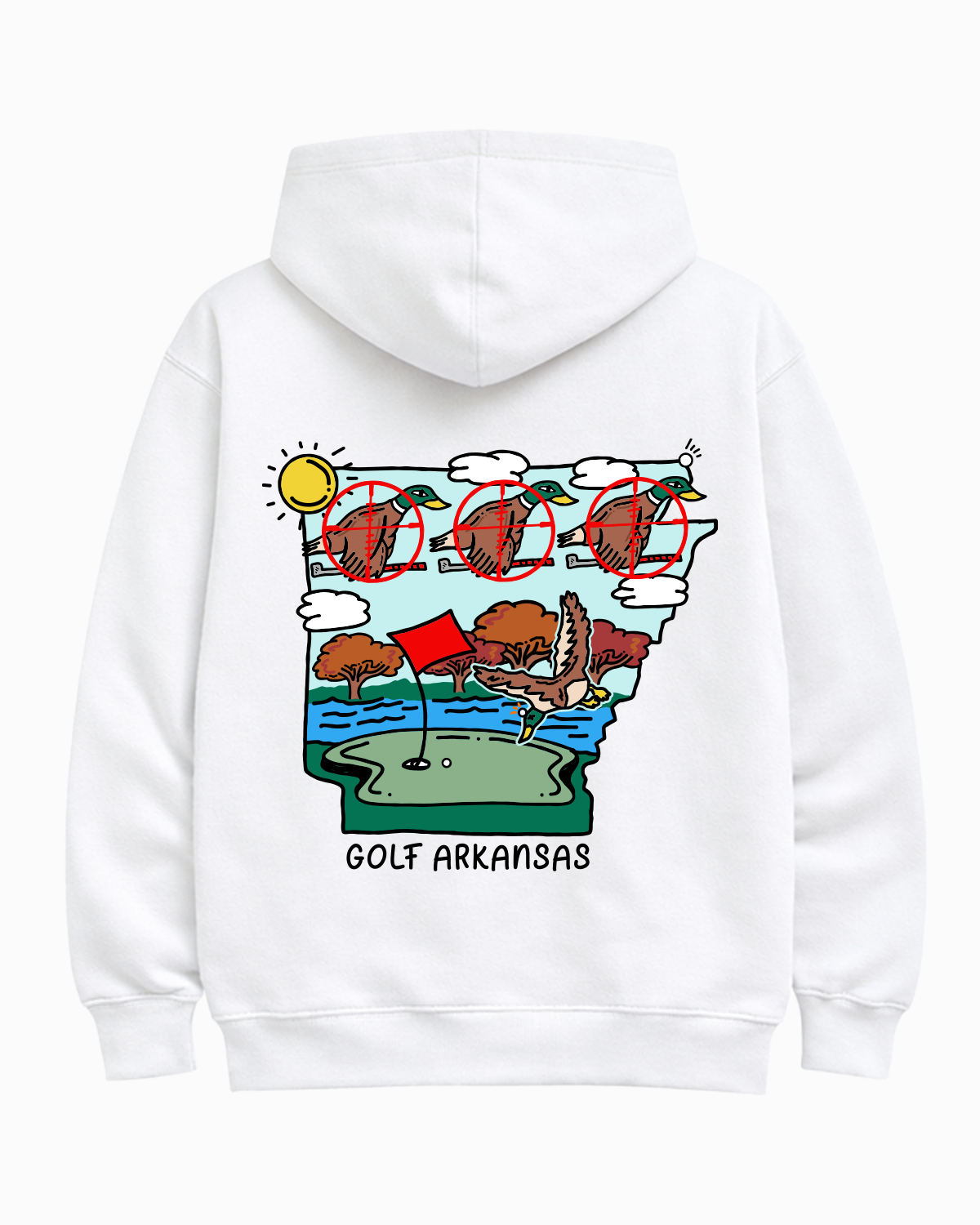 Golf Arkansas Hoodie