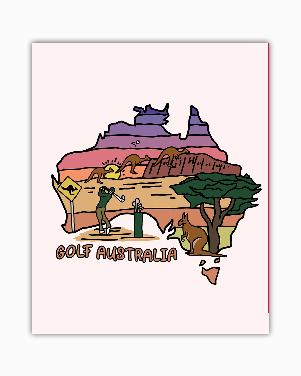 Golf Australia poster