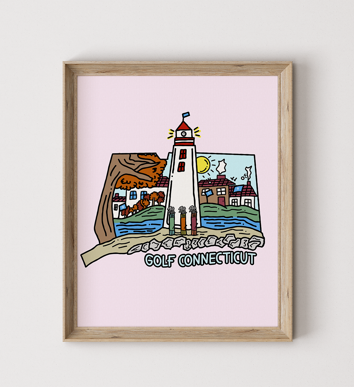 Golf Connecticut Poster